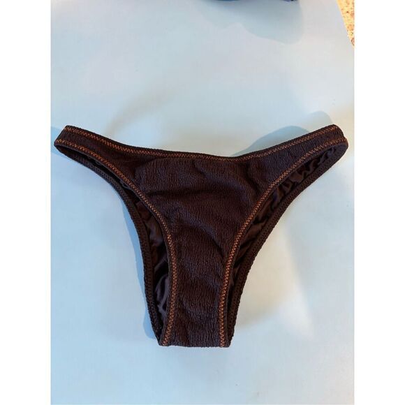 NWT Vix Paula Hermanny Firenze block print black/tan/white bikini XS/M - Picture 7 of 11